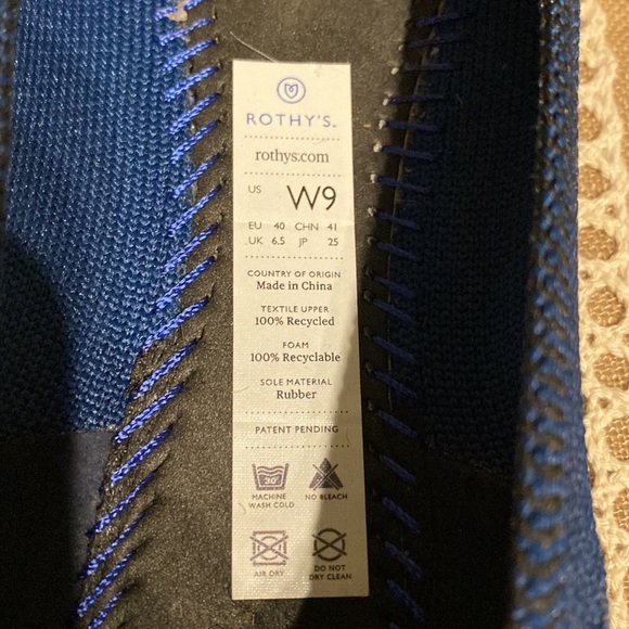 RARE Rothy’s Teal Python The Point Flat Size 9 - Picture 7 of 8